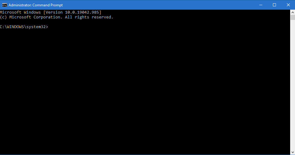  Administrator Command Prompt